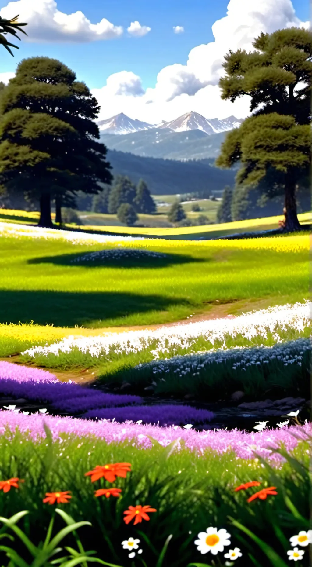 ai character: grass background