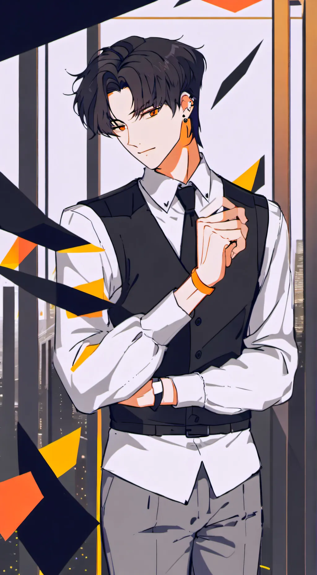 ai character: Achér Loui background