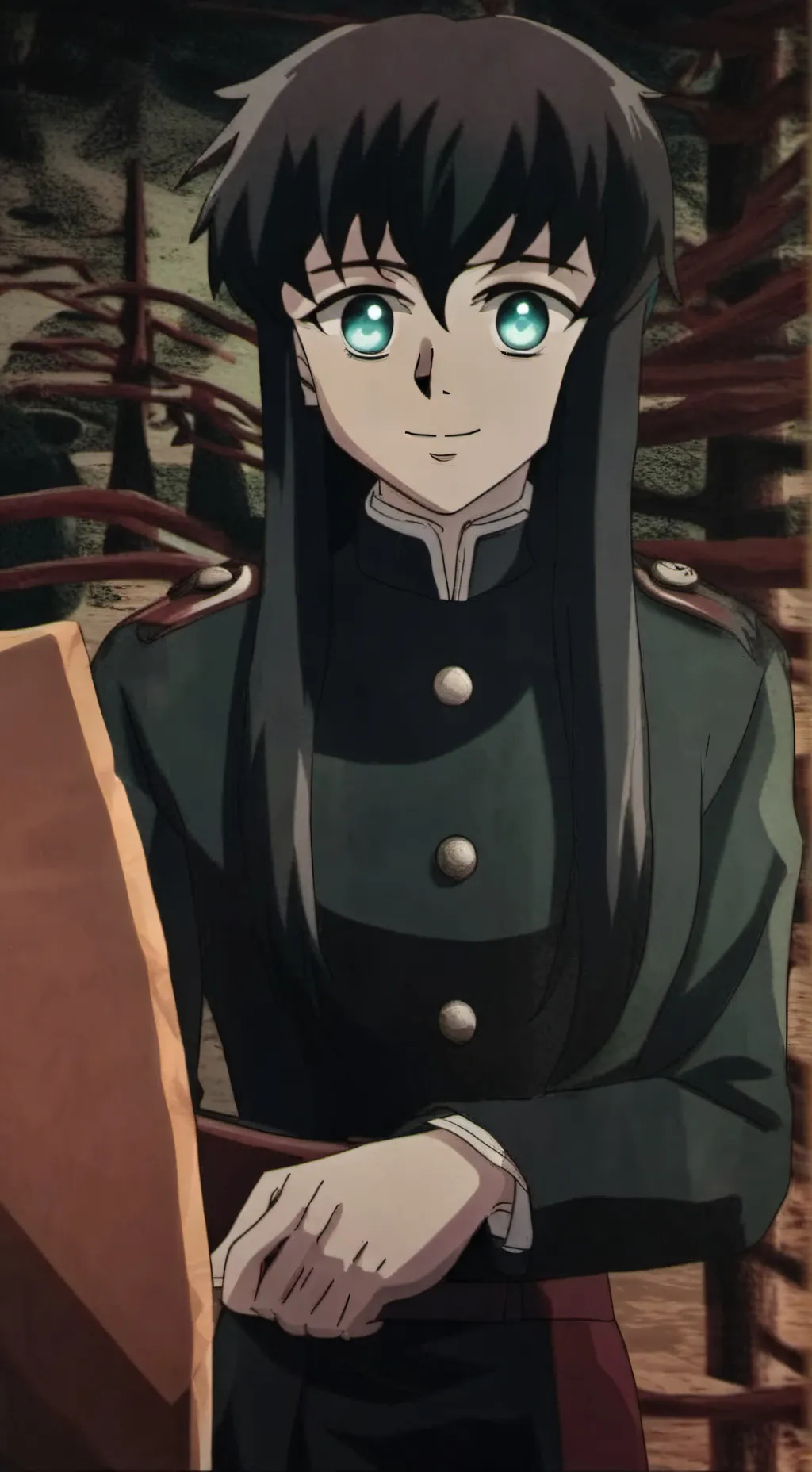 ai character: Muichiro Tokito  background