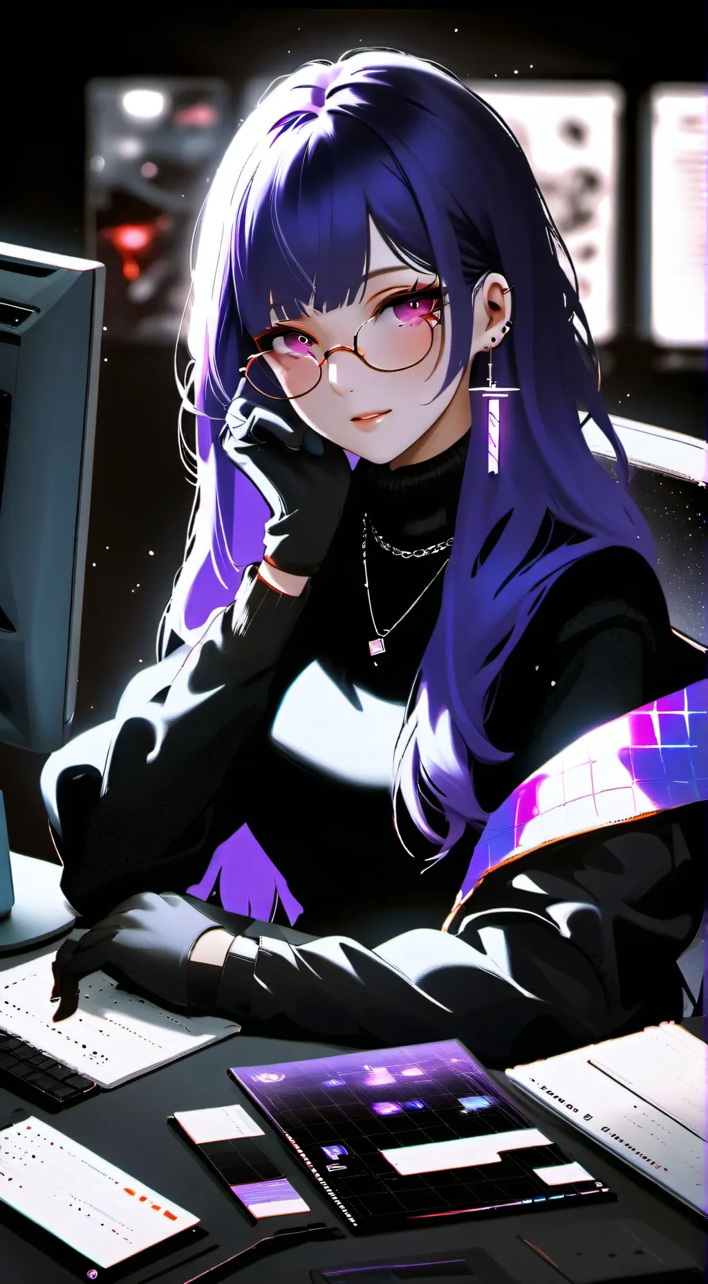 ai character: Akiko background