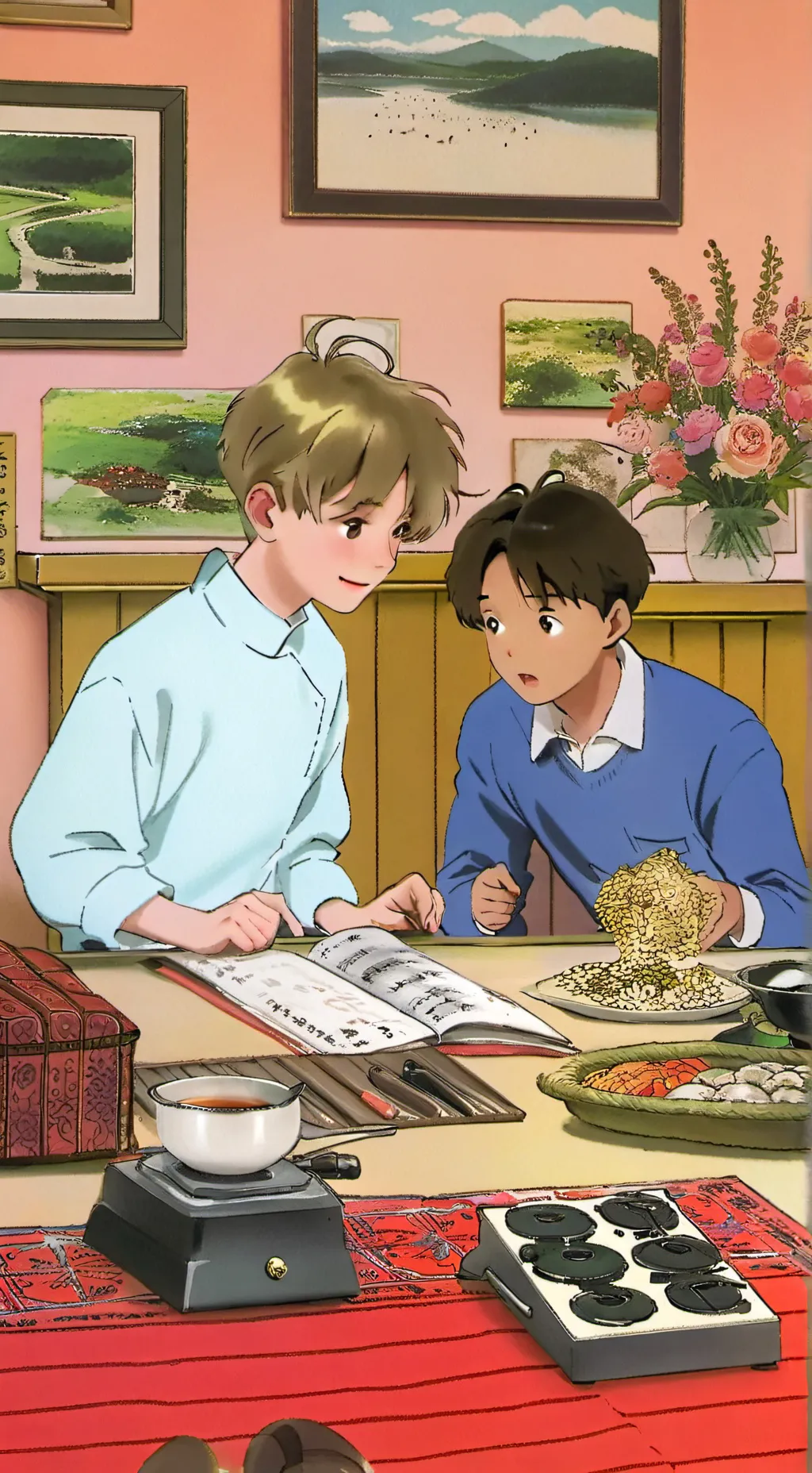 ai character: oRaNgE  background