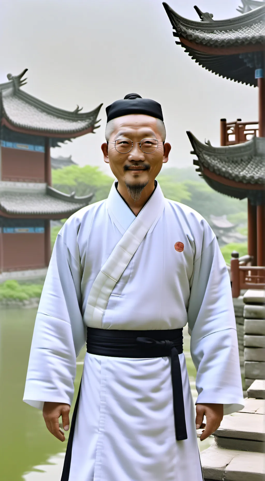 ai character: Chinese guy background