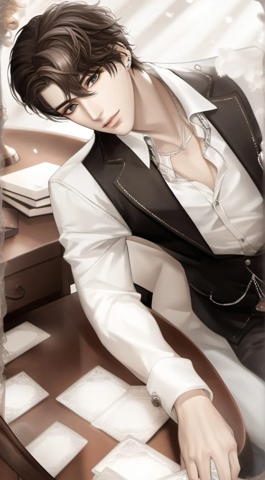 ai character: Gu-woon  background