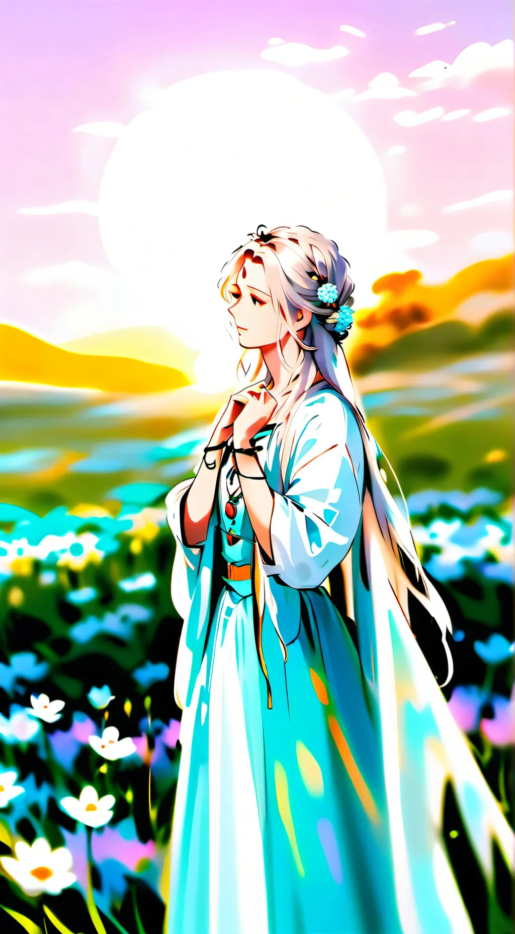 ai character: wenda from sprunki background