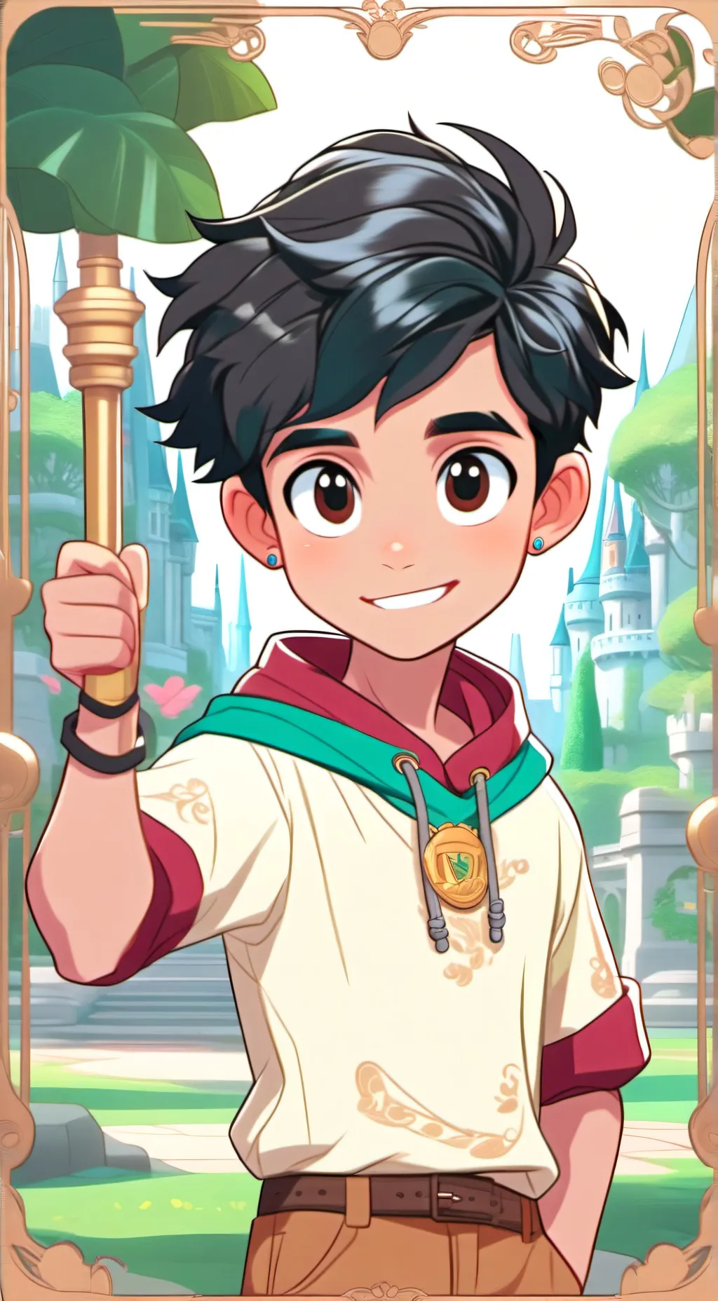 ai character: Xo kitty!!! background