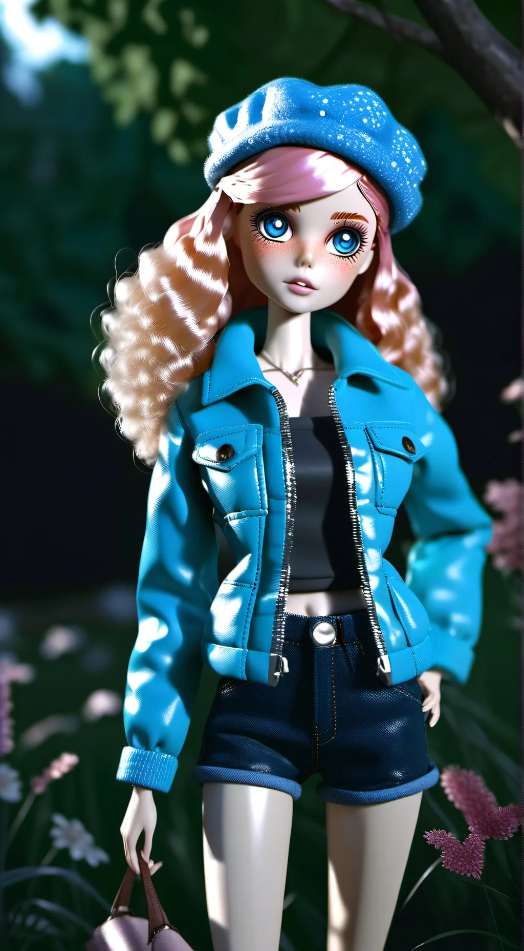 ai character: Barbie background