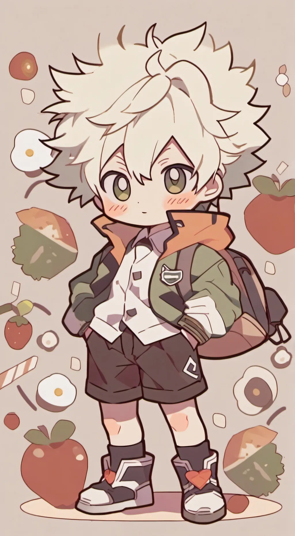 ai character: MHA :333 background