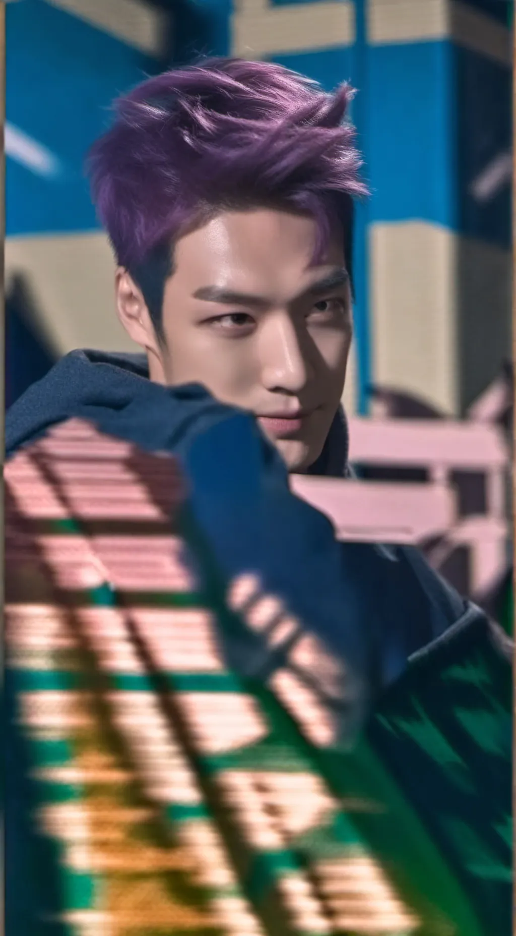 ai character: Mha × Squid Game background