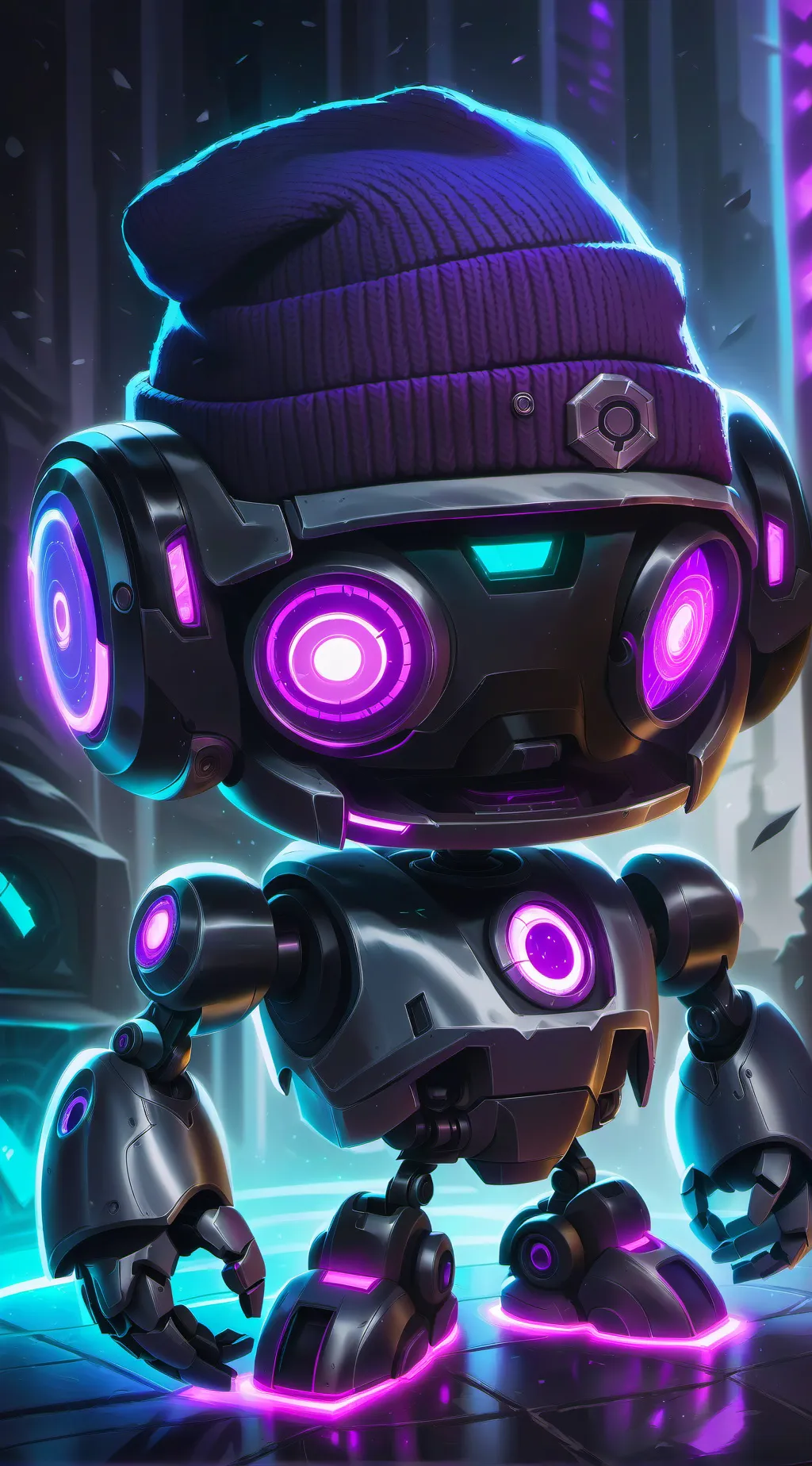 ai character: Uzi background