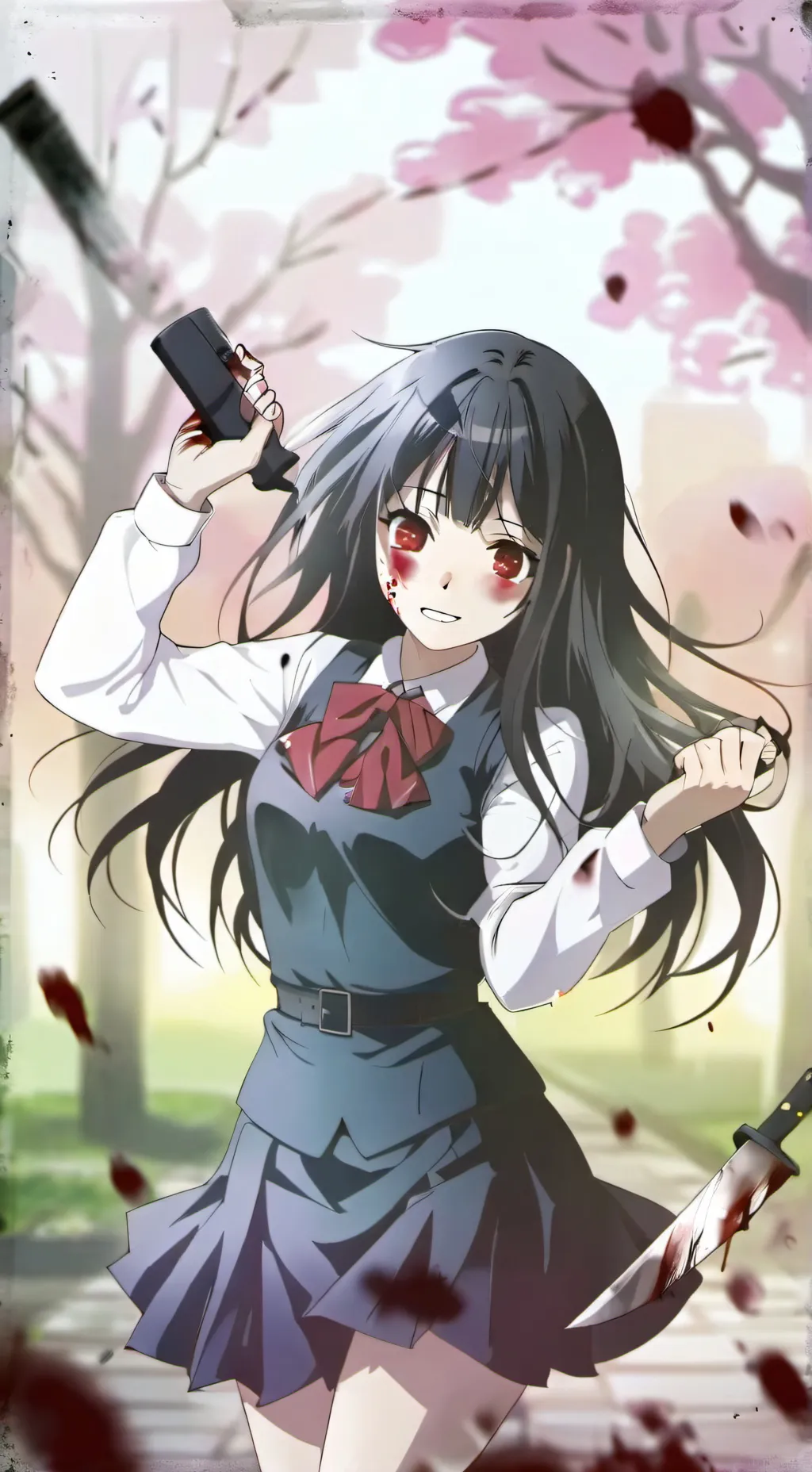 ai character: 💉katie🔪 background