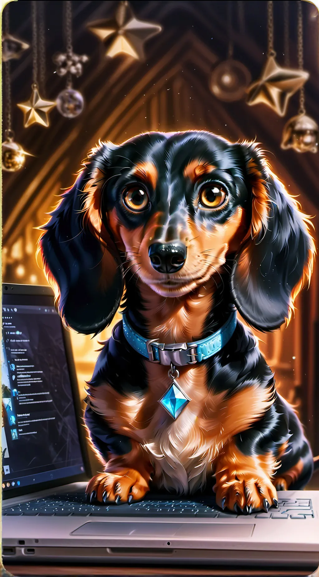 ai character: BiteyMcByteFace background