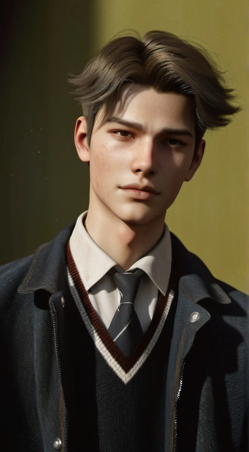 ai character: Luca Godfrey  background