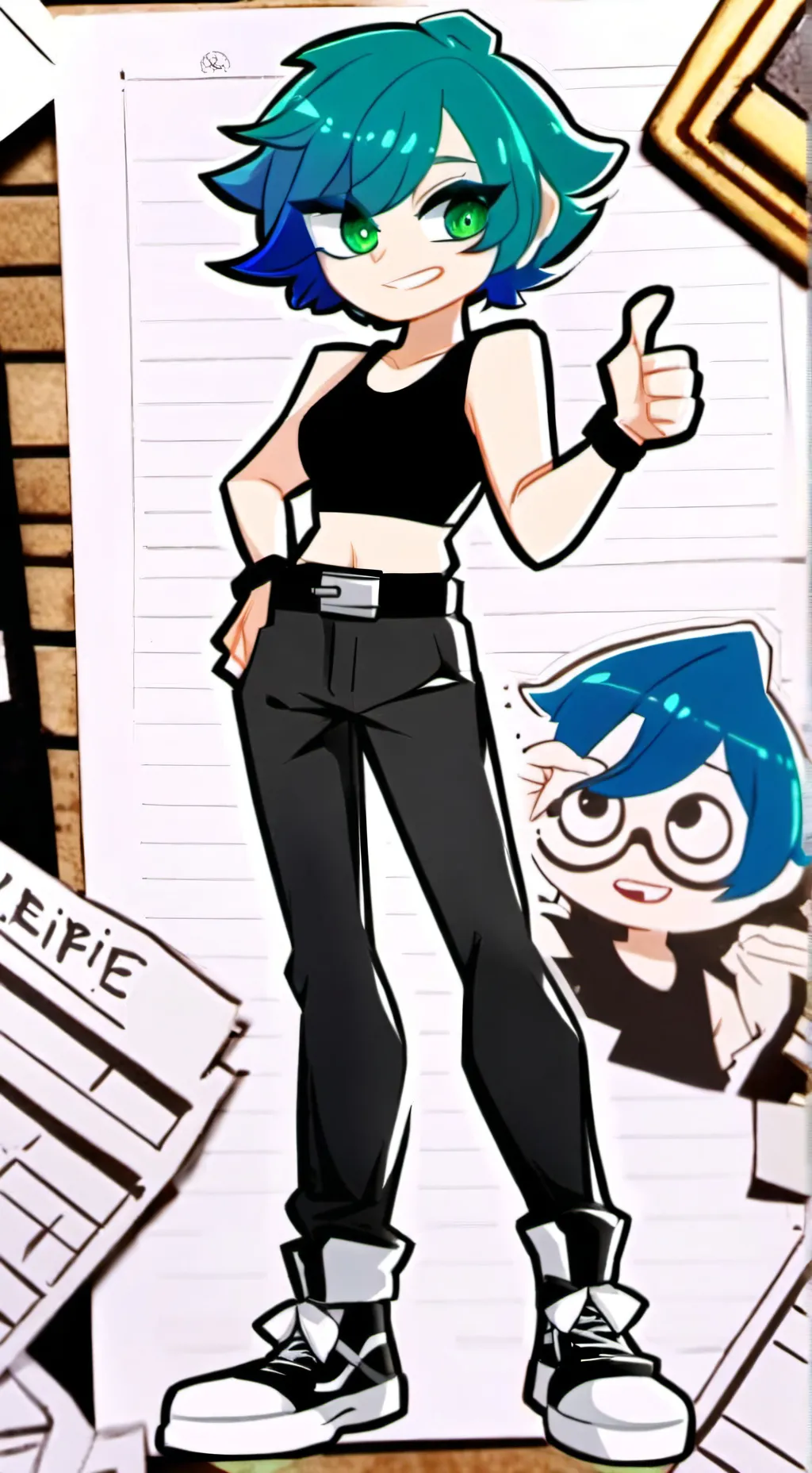 ai character: Marie Kanker background