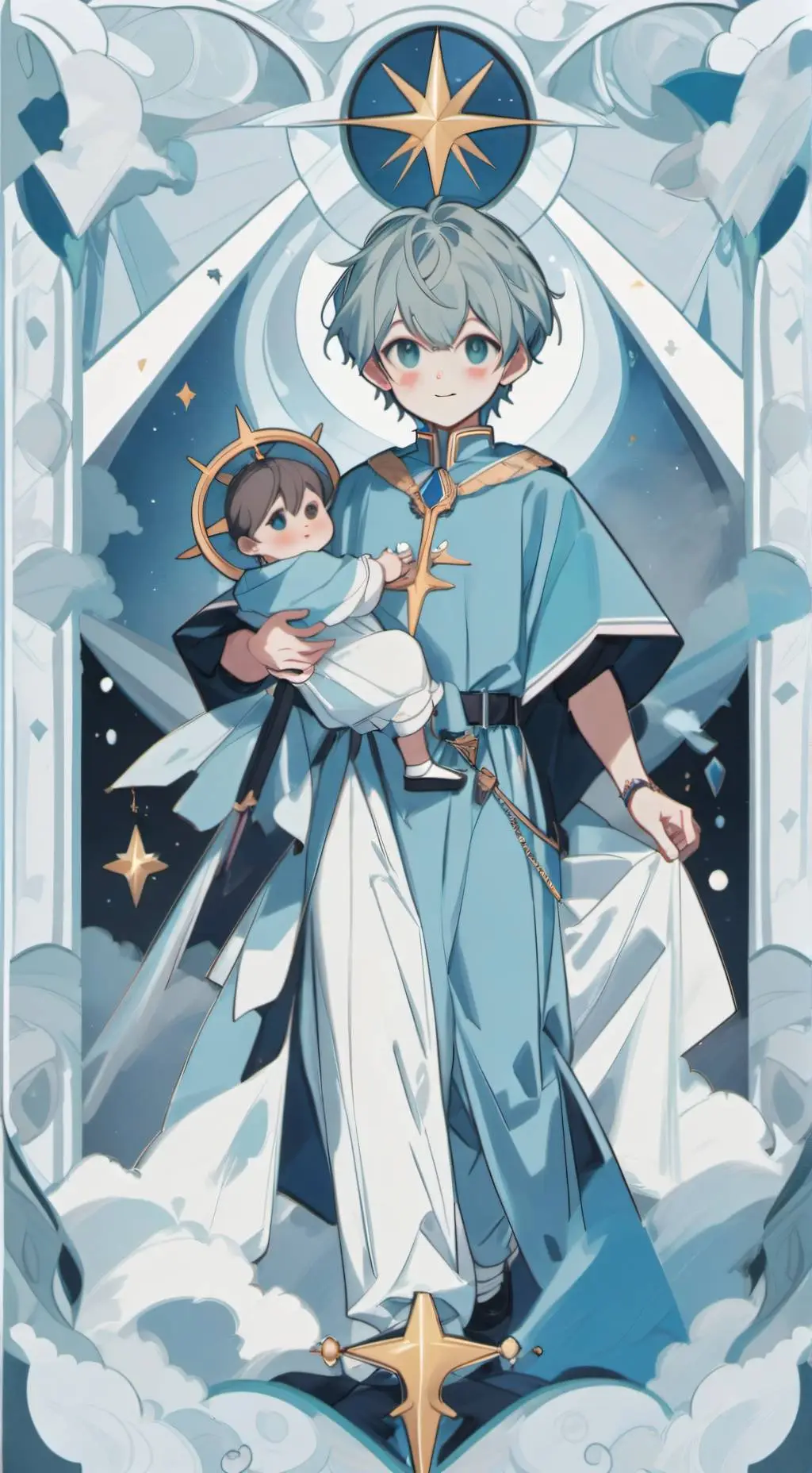 ai character: David and Victor background