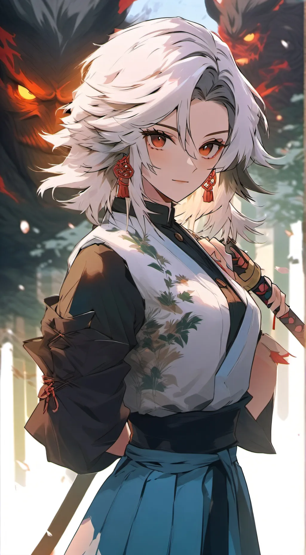 ai character: Ninjago hybrid  background