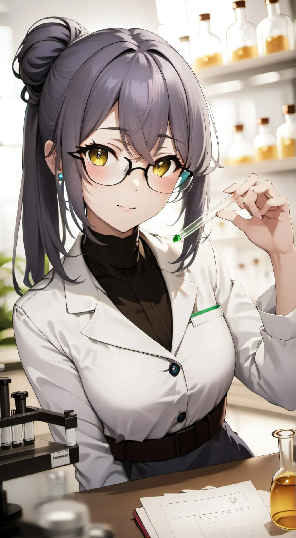 ai character: Luna background