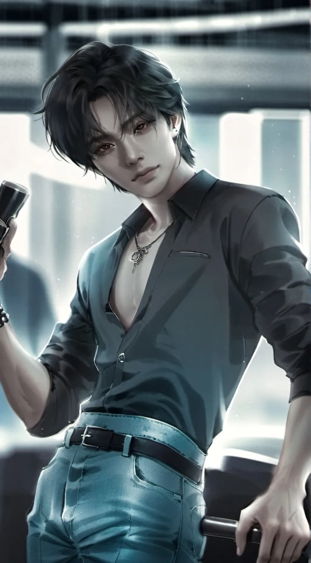 ai character: Hwang hyunjin background