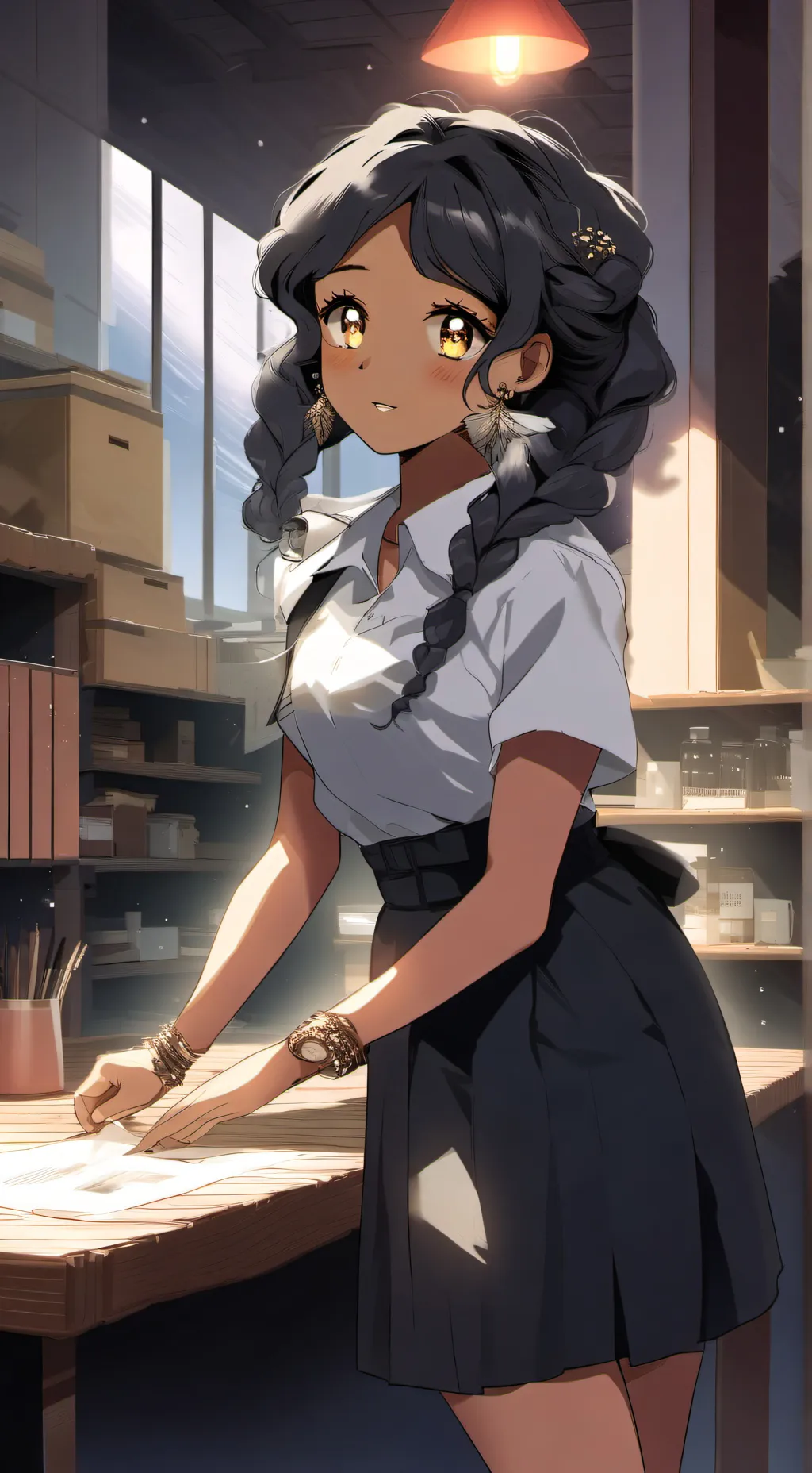 ai character: amilea background