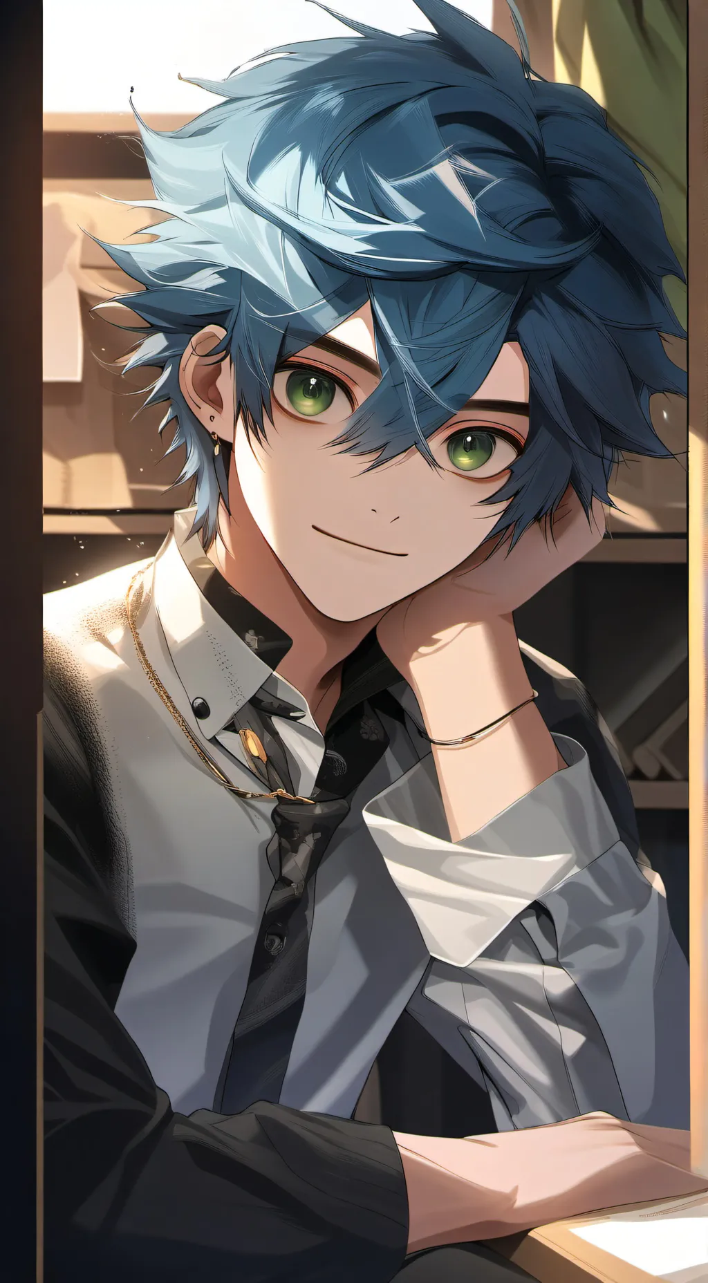 ai character: zene background