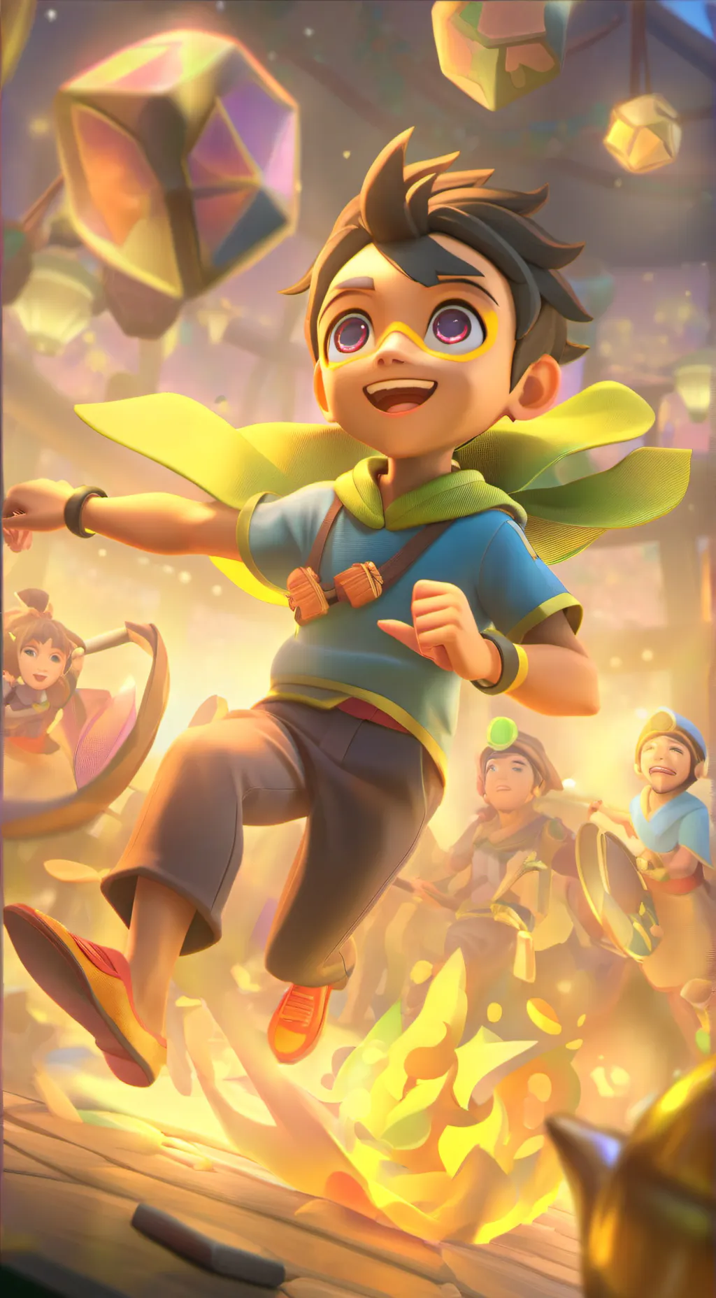 ai character: Fun background