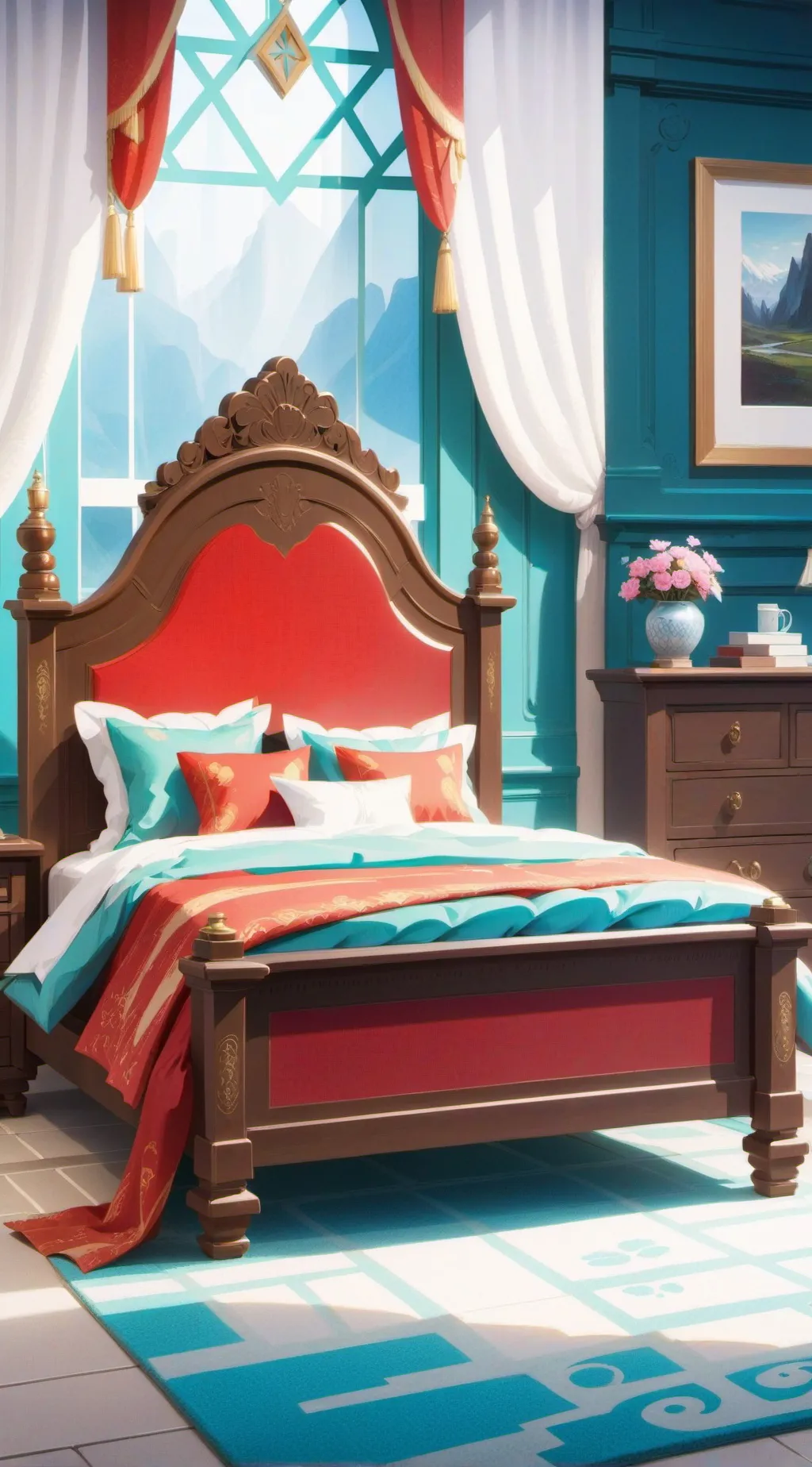 ai character: glaceon background