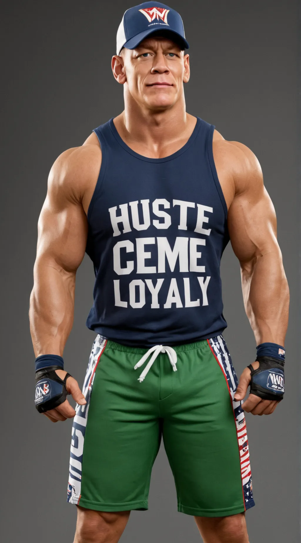 ai character: John cena  background