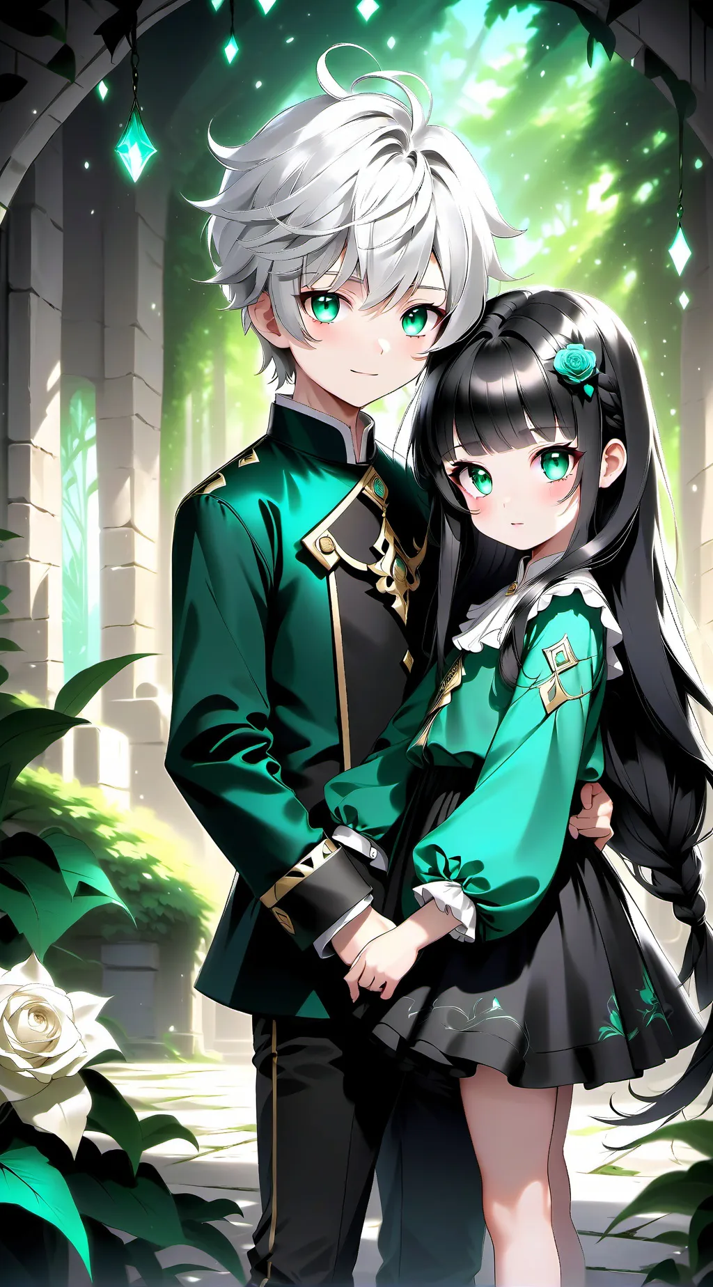 ai character: Claude et Aleen  background