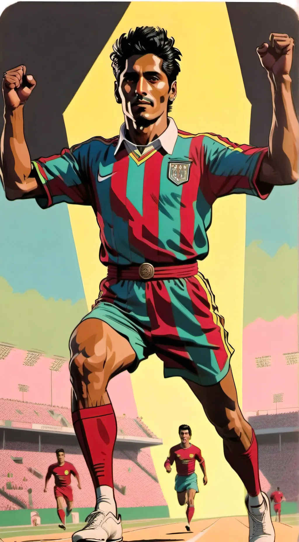 ai character: Jorge campos  background