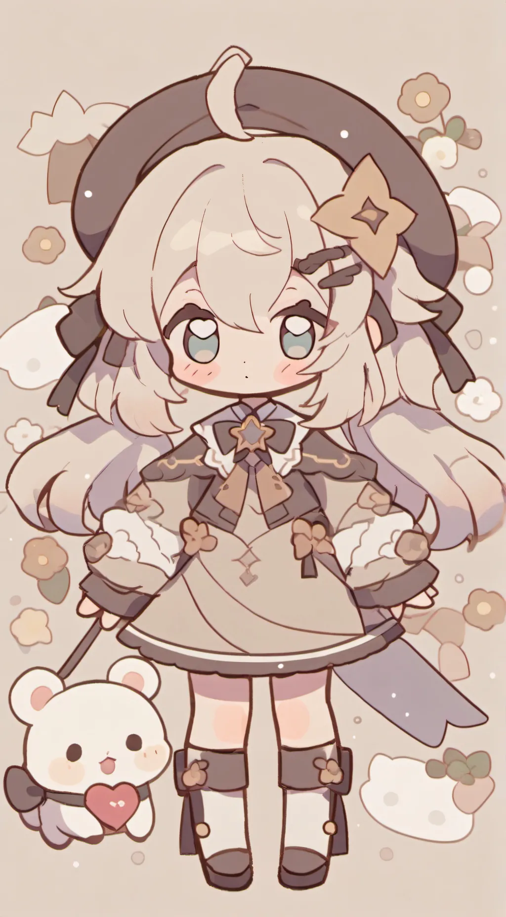 ai character: iris background