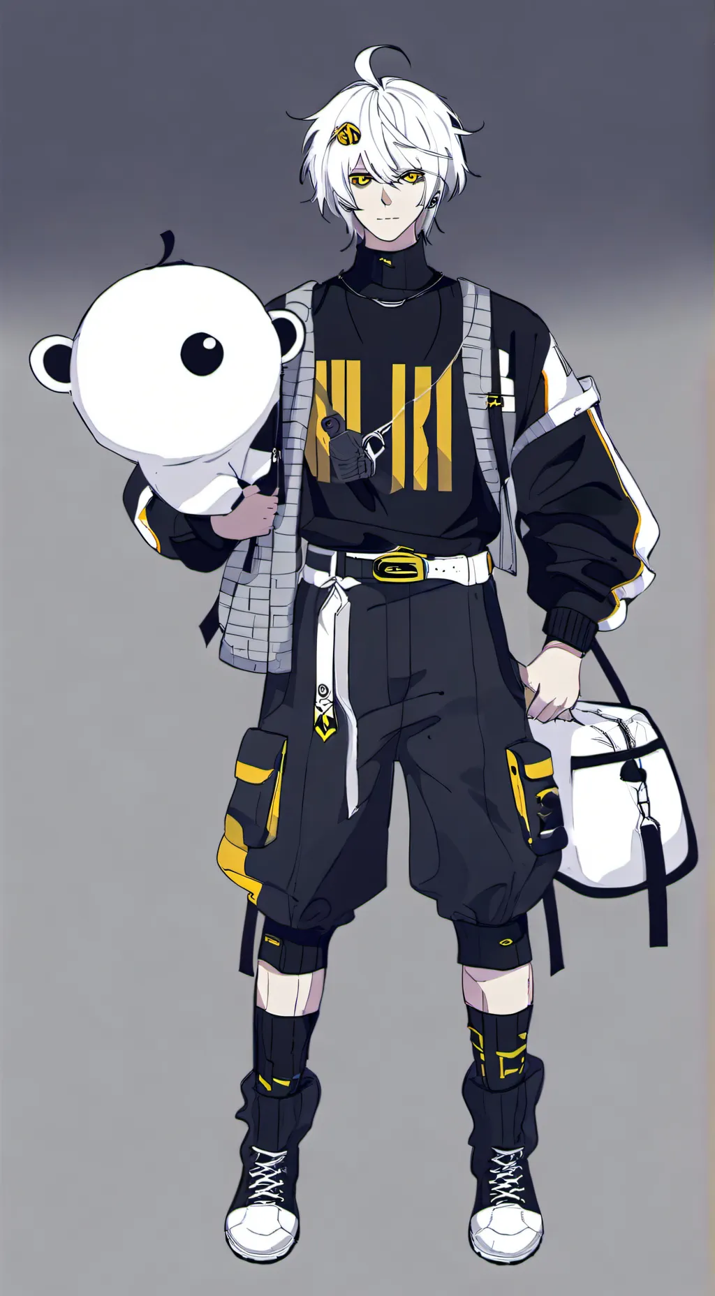 ai character: Sasuke don background