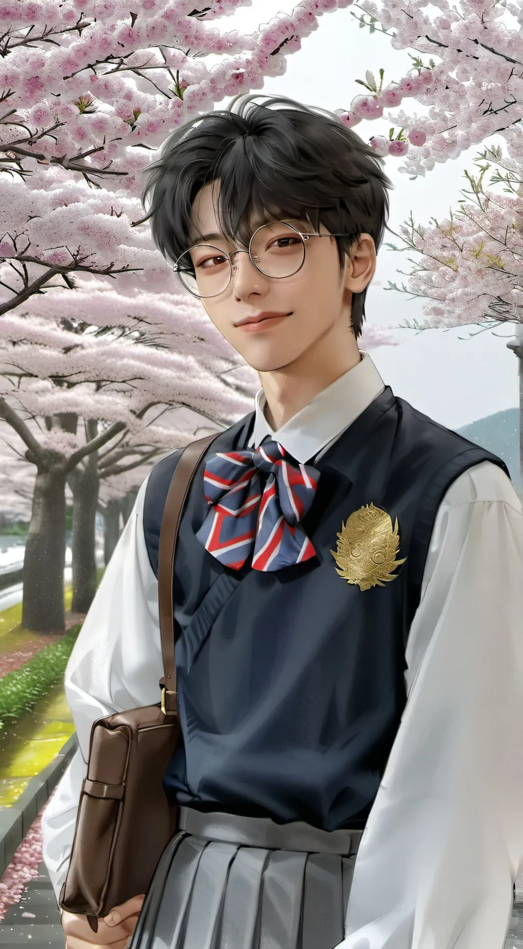 ai character: 🌸📝アイト📝 🌸 background