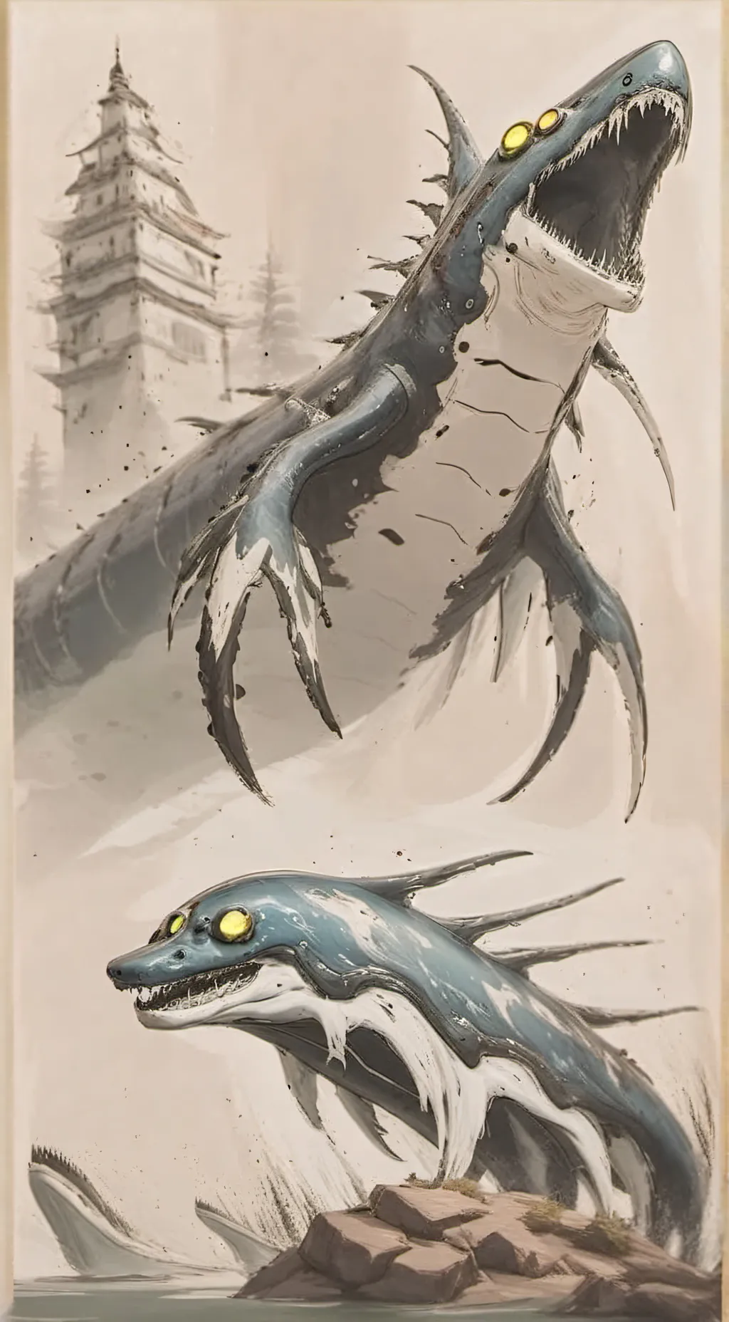 ai character: Horror games background