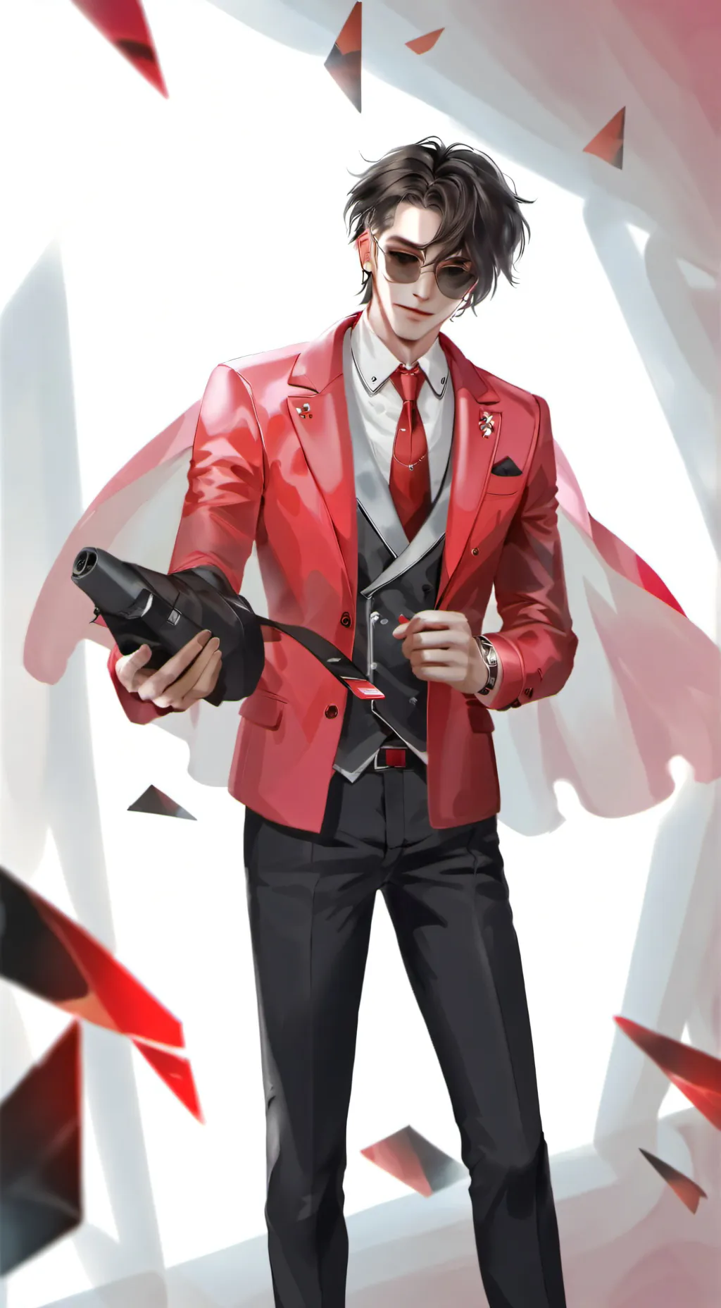 ai character: squid game background