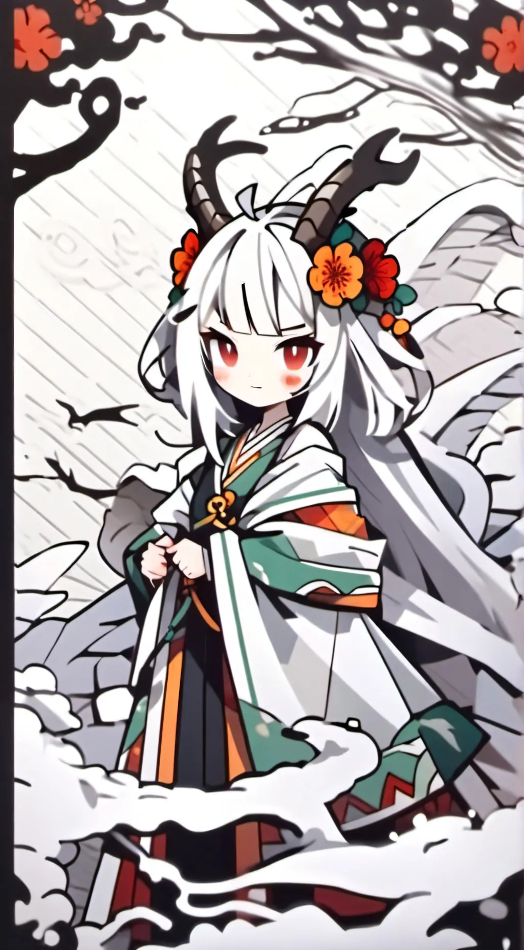 ai character: mochi background