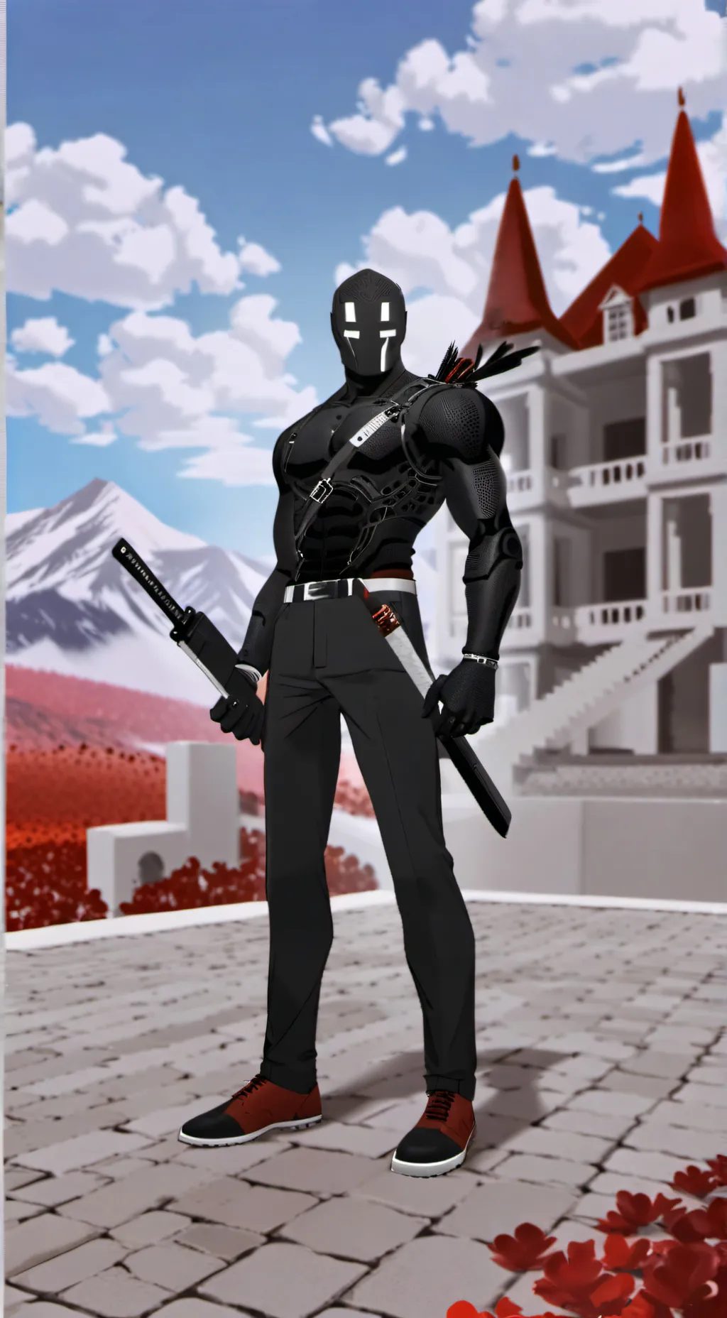 ai character: nooberto y TOCINAC background