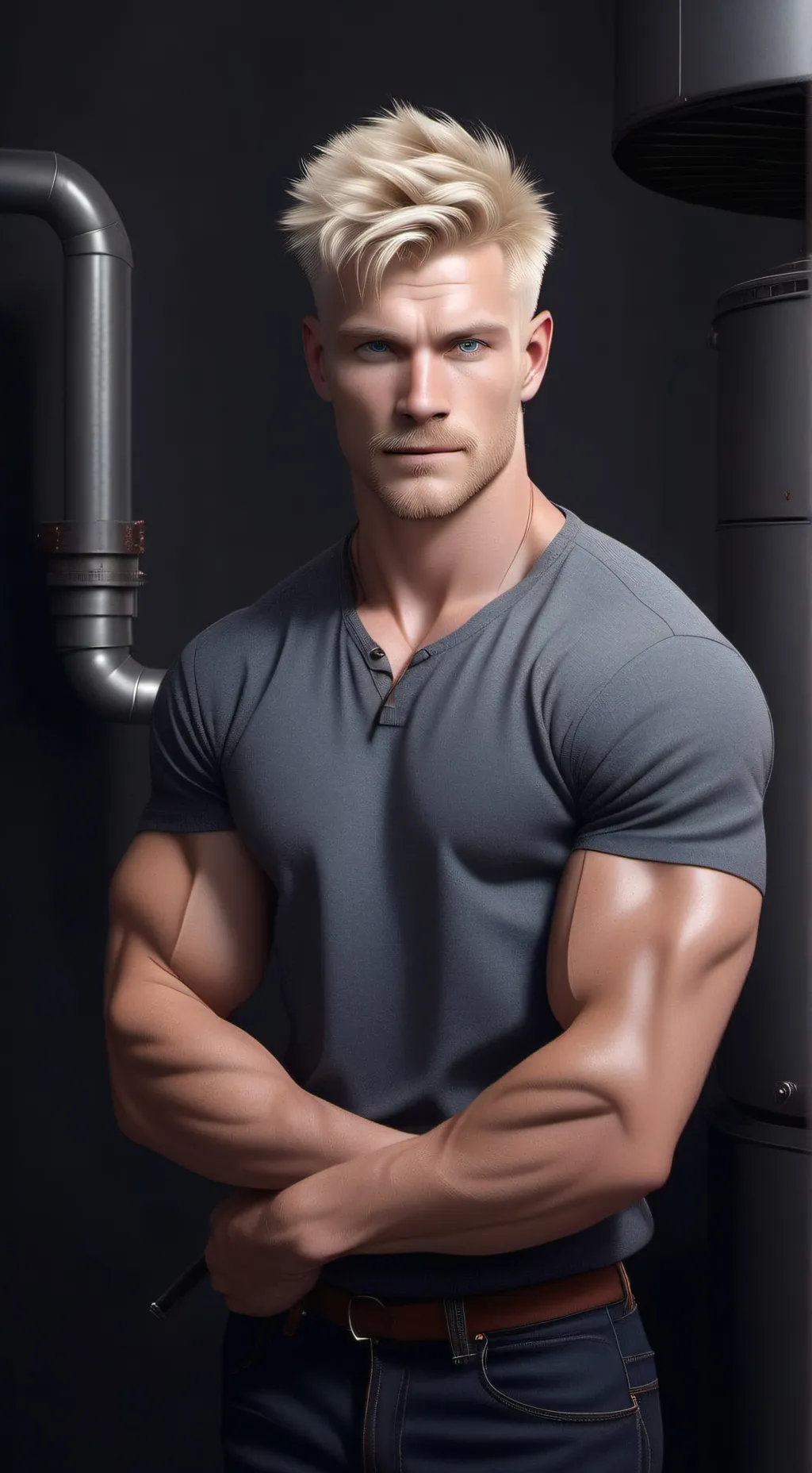 ai character: Reed North  background