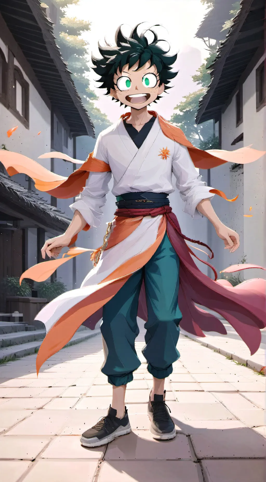 ai character: Deku background