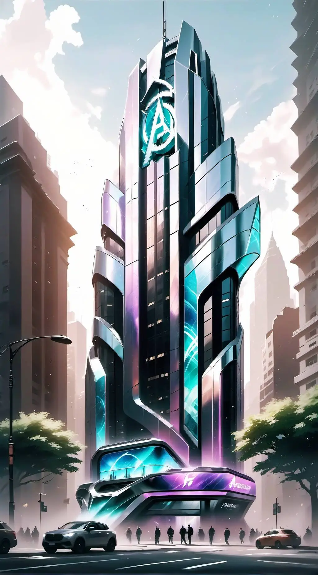 ai character: Avengers talkie 7 background