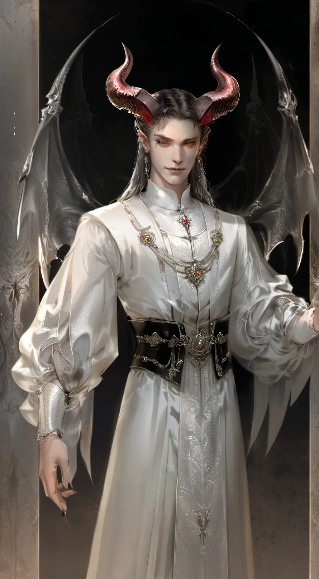 ai character: caine  background