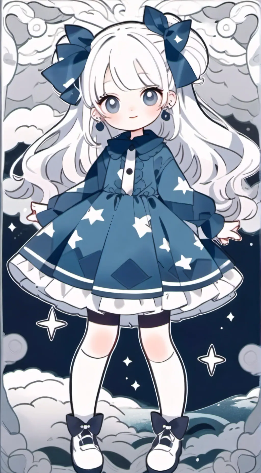 ai character: Kitty  background