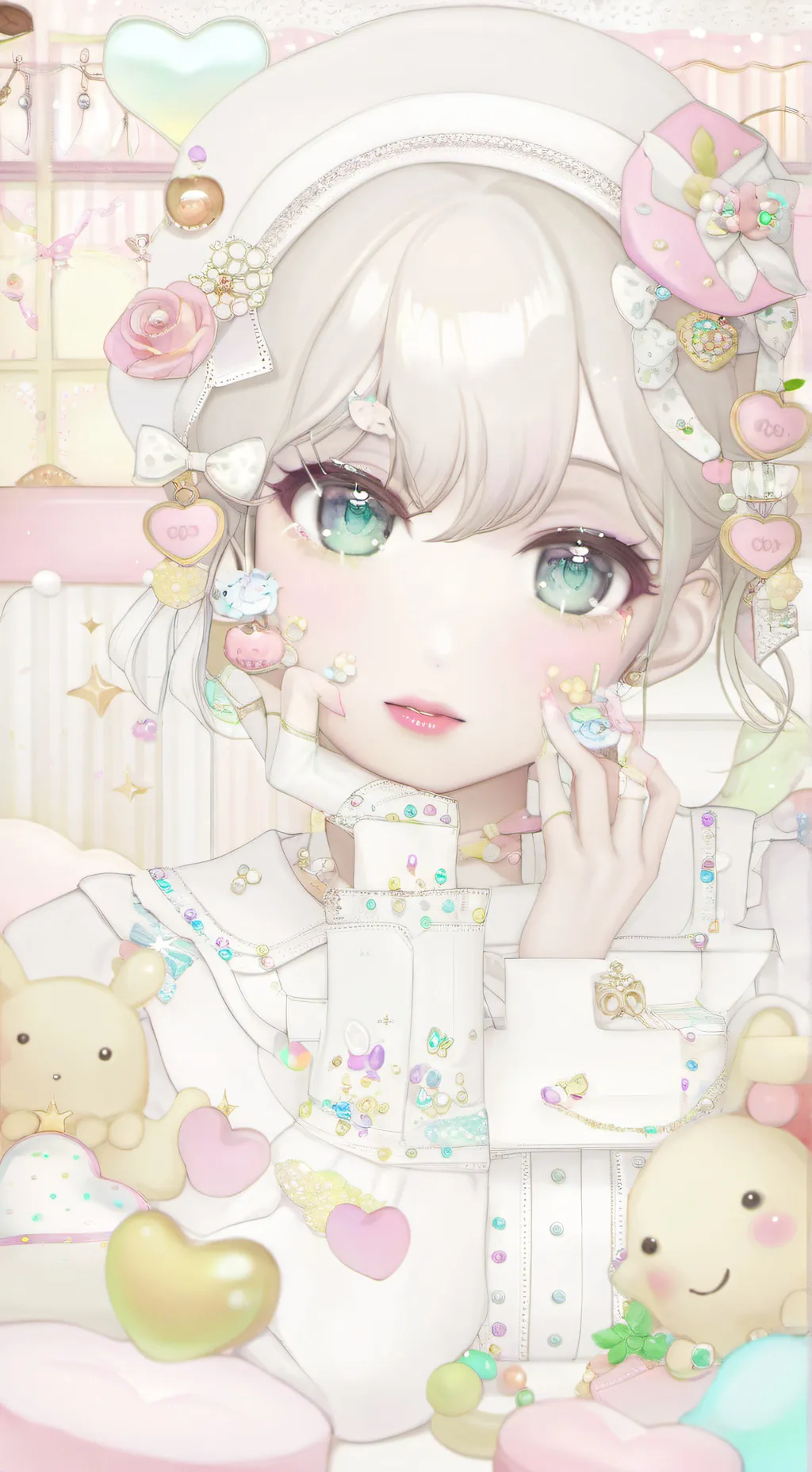 ai character: ~♡ strawberry♡~ background