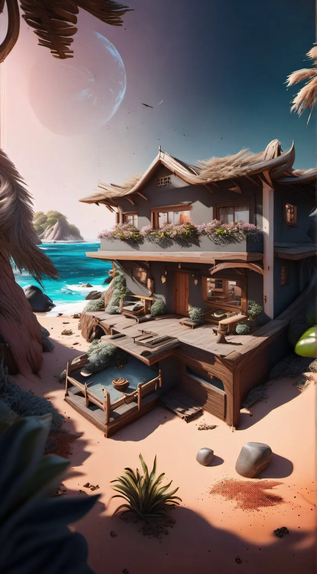 ai character: OBX background