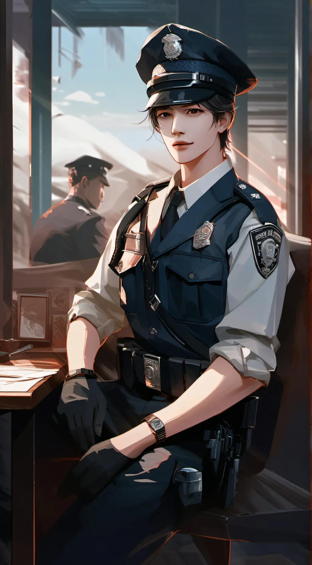 ai character: Police background
