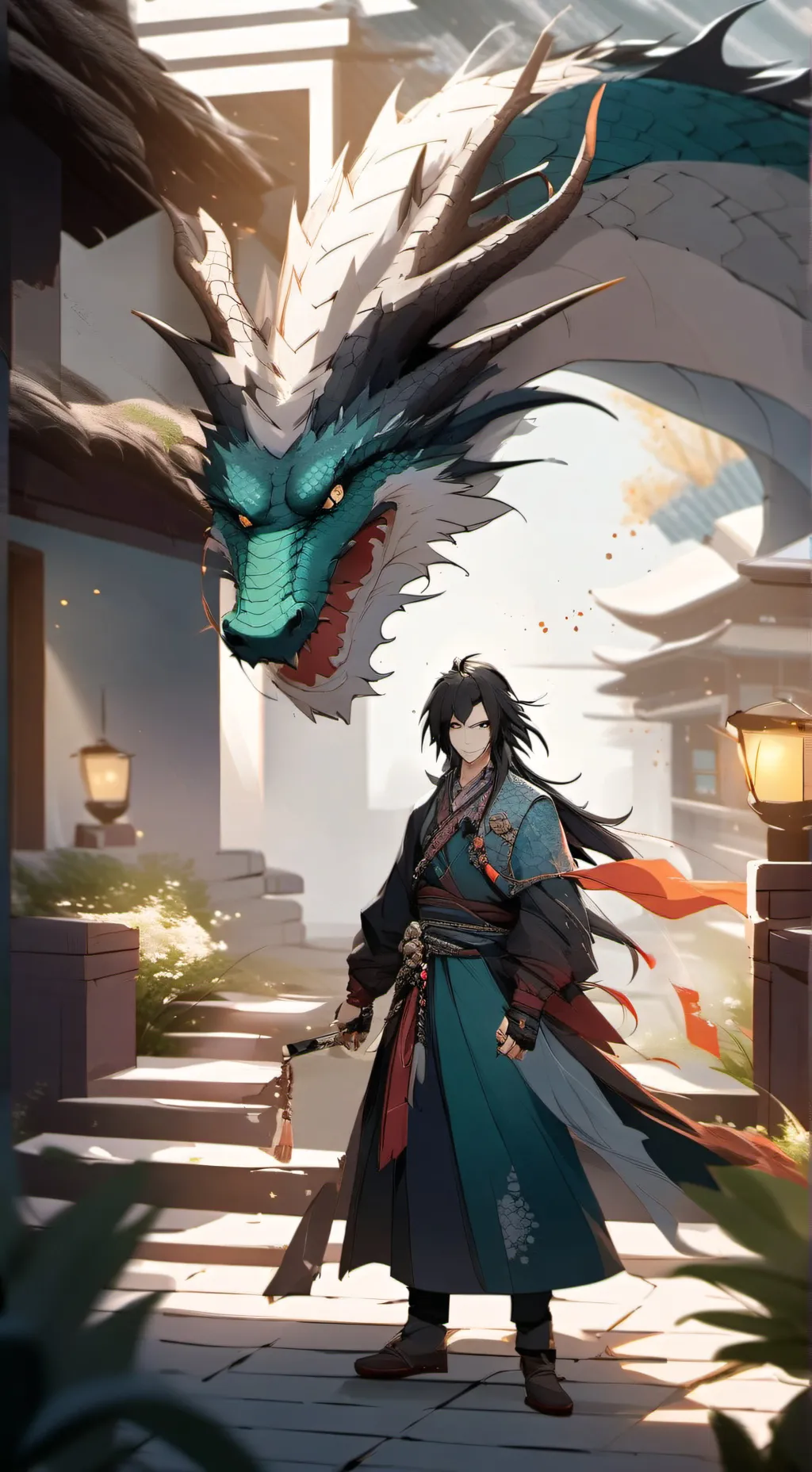 ai character: dragon mania background