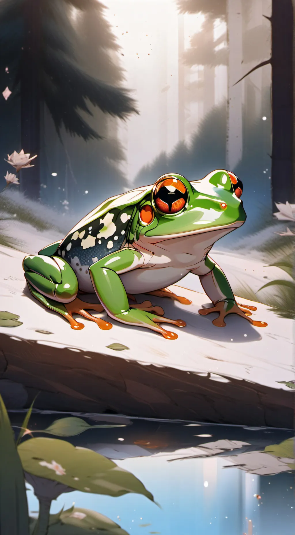 ai character: Ginyu (Frog) background