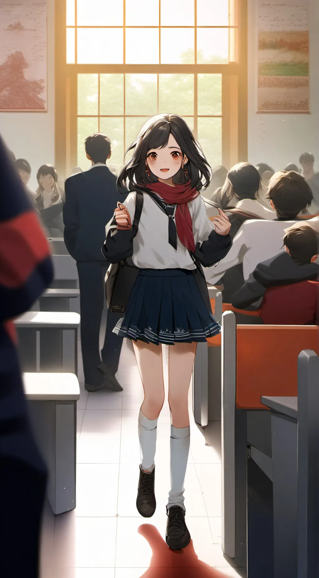 ai character: hm? background