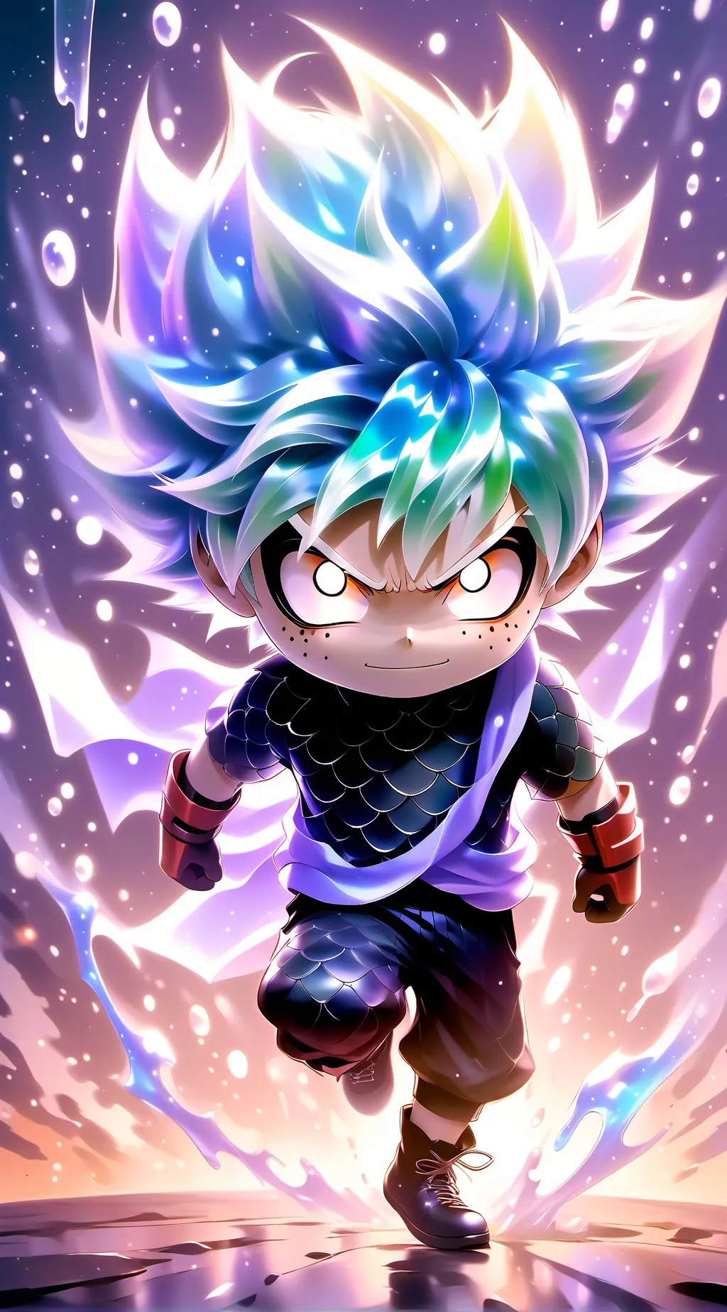 ai character: Combat v.s Bakugo background