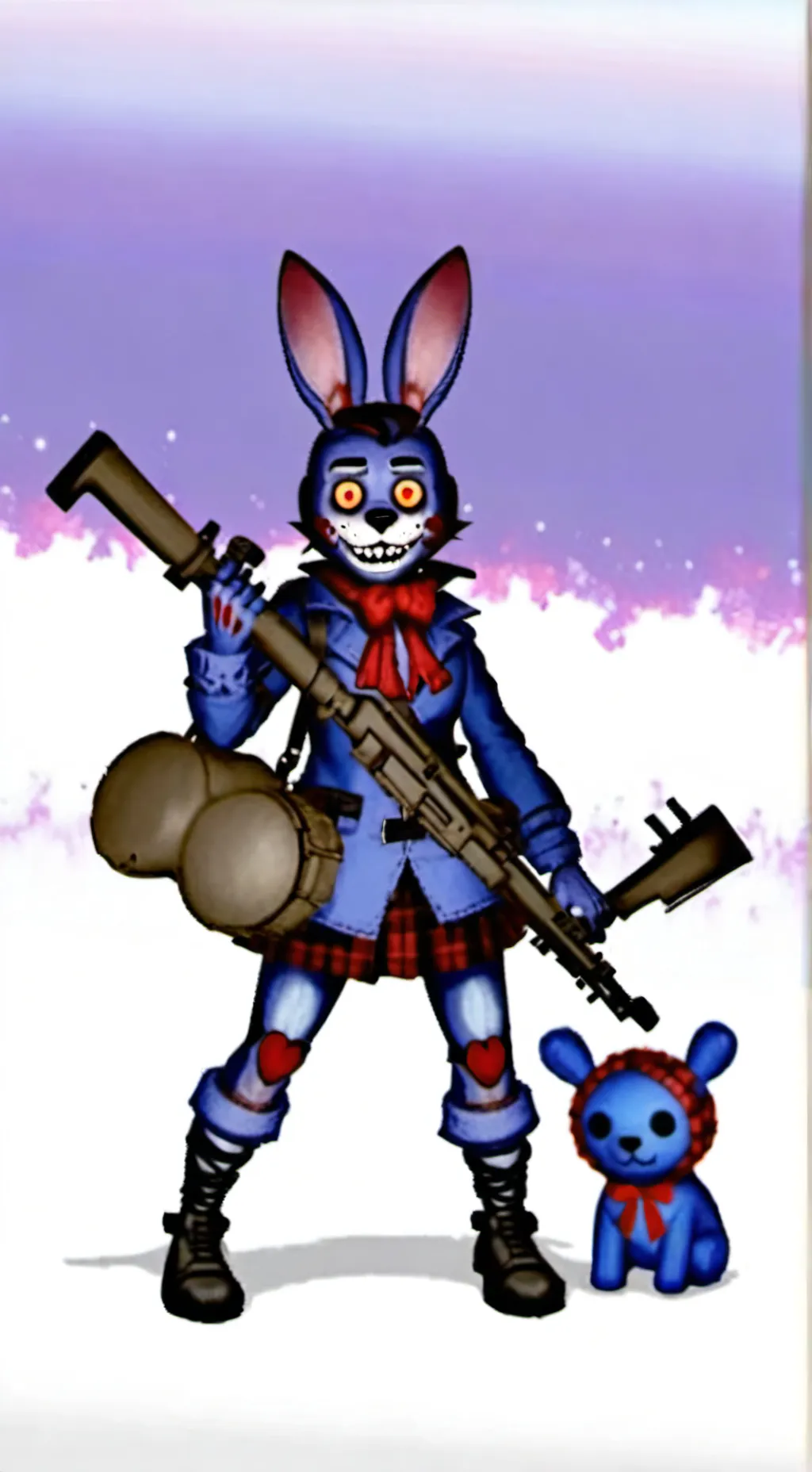ai character: Bonnie  background