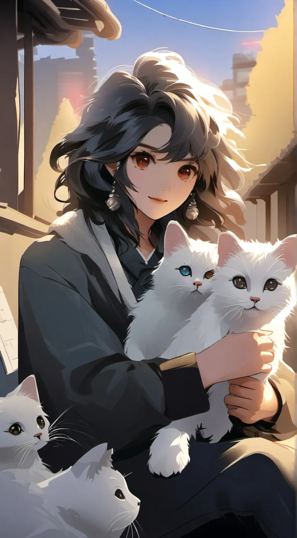 ai character: Dw love ya! background