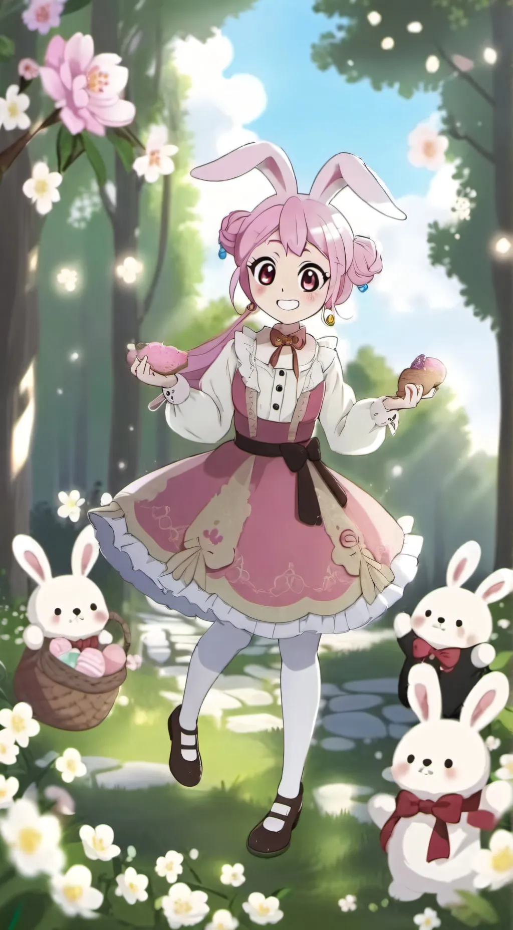 ai character: Pinki background